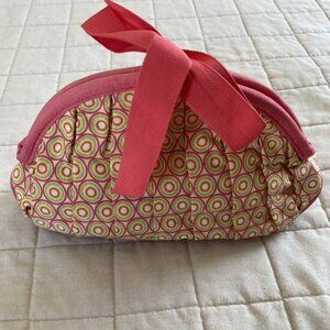 Crabtree & Evelyn Cosmetic Bag With Ribbon Closure